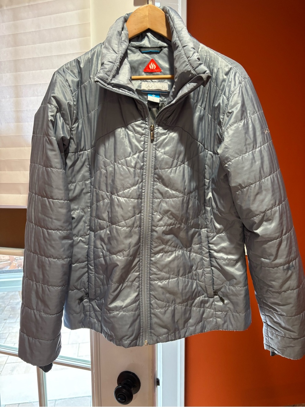 Columbia Women's Light Blue Quilted Puffer Jacket